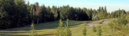 Lewis Estates Golf Course fairway and sand bunker