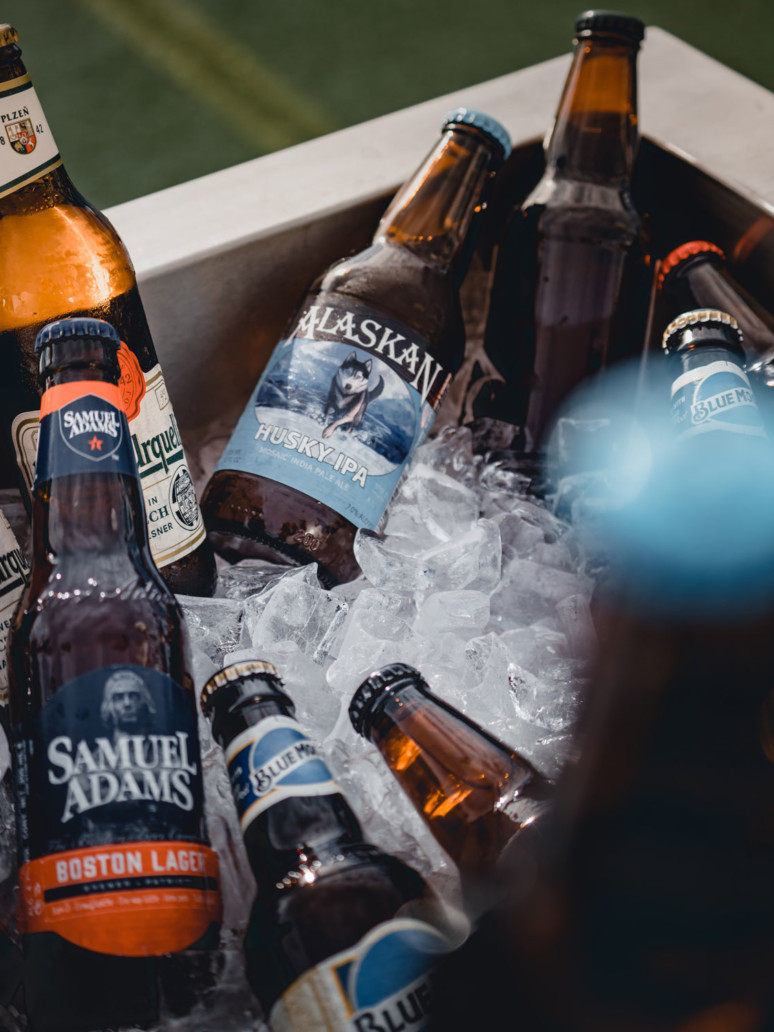 Craft beer from The Grill at Lewis Estates Golf Course